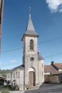 Façade et élévation gauche. © Région Bourgogne-Franche-Comté, Inventaire du patrimoine