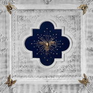 Chapelle, plafond du choeur. © Région Bourgogne-Franche-Comté, Inventaire du patrimoine