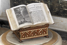 Estampe : Christ en croix. © Région Bourgogne-Franche-Comté, Inventaire du patrimoine