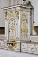 Tabernacle, trois quarts droit. © Région Bourgogne-Franche-Comté, Inventaire du patrimoine