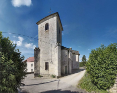 Chevet, de trois quarts droit. © Région Bourgogne-Franche-Comté, Inventaire du patrimoine