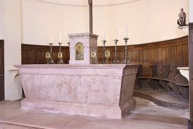 Vue d'ensemble du maître-autel. © Région Bourgogne-Franche-Comté, Inventaire du patrimoine