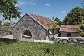 Elévation postérieure. © Région Bourgogne-Franche-Comté, Inventaire du patrimoine