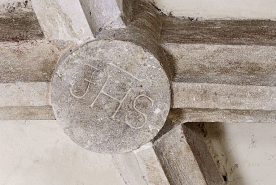 Clef de voûte du choeur. © Région Bourgogne-Franche-Comté, Inventaire du patrimoine