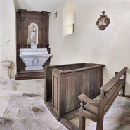 Banc clos et un banc du bas-côté droit. © Région Bourgogne-Franche-Comté, Inventaire du patrimoine