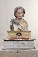 Buste de saint Abdon, vue d'ensemble. © Région Bourgogne-Franche-Comté, Inventaire du patrimoine
