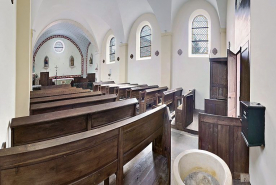 Vue d'ensemble depuis l'entrée. © Région Bourgogne-Franche-Comté, Inventaire du patrimoine