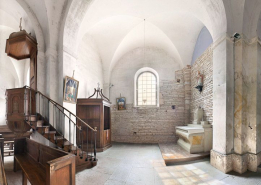 Bras gauche du transept. © Région Bourgogne-Franche-Comté, Inventaire du patrimoine