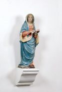 Vierge : vue de trois quarts droit © Région Bourgogne-Franche-Comté, Inventaire du patrimoine