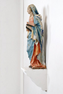 Vierge : profil gauche. © Région Bourgogne-Franche-Comté, Inventaire du patrimoine