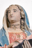 Vierge : détail. © Région Bourgogne-Franche-Comté, Inventaire du patrimoine