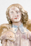 Ange : vue de face, détail. © Région Bourgogne-Franche-Comté, Inventaire du patrimoine