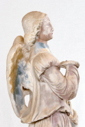 Ange : profil droit, détail. © Région Bourgogne-Franche-Comté, Inventaire du patrimoine