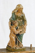 Détail : statuette. © Région Bourgogne-Franche-Comté, Inventaire du patrimoine