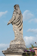 Revers de la statue. © Région Bourgogne-Franche-Comté, Inventaire du patrimoine