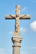 Détail : face antérieure de la croix. © Région Bourgogne-Franche-Comté, Inventaire du patrimoine