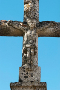 Détail : Christ en croix. © Région Bourgogne-Franche-Comté, Inventaire du patrimoine