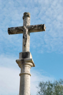 Détail de la croix. © Région Bourgogne-Franche-Comté, Inventaire du patrimoine