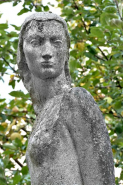 Détail, visage. © Région Bourgogne-Franche-Comté, Inventaire du patrimoine