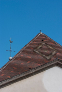 Détail du toit. © Région Bourgogne-Franche-Comté, Inventaire du patrimoine