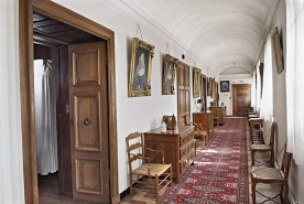 Couloir du corps de logis du 16e siècle. © Région Bourgogne-Franche-Comté, Inventaire du patrimoine