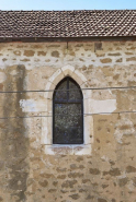 Chapelle : fenêtre brisée du mur de long-pan sur rue. © Région Bourgogne-Franche-Comté, Inventaire du patrimoine