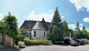 Bâtiment principal : élévation postérieure. © Région Bourgogne-Franche-Comté, Inventaire du patrimoine