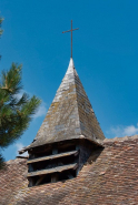 Bâtiment principal : face antérieure du clocheton. © Région Bourgogne-Franche-Comté, Inventaire du patrimoine