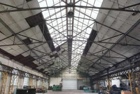 Intérieur du vaisseau ouest, vue prise du sud. © Région Bourgogne-Franche-Comté, Inventaire du patrimoine