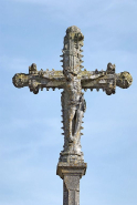 Détail : Christ en croix. © Région Bourgogne-Franche-Comté, Inventaire du patrimoine