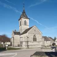 Clocher et chevet. © Région Bourgogne-Franche-Comté, Inventaire du patrimoine