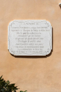 Plaque commémorative de soeur Sophie. © Région Bourgogne-Franche-Comté, Inventaire du patrimoine