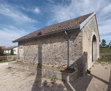 Elévation gauche. © Région Bourgogne-Franche-Comté, Inventaire du patrimoine