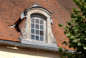 Lucarne de la façade antérieure. © Région Bourgogne-Franche-Comté, Inventaire du patrimoine