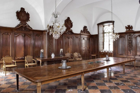 Réfectoire des soeurs. © Région Bourgogne-Franche-Comté, Inventaire du patrimoine