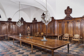 Réfectoire des soeurs. © Région Bourgogne-Franche-Comté, Inventaire du patrimoine