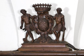 Détail : armoiries. © Région Bourgogne-Franche-Comté, Inventaire du patrimoine