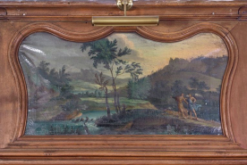 Histoire de Tobie : Départ de l'archange Raphaël. © Région Bourgogne-Franche-Comté, Inventaire du patrimoine