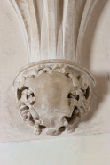 Culot de l'oratoire : cartouche. © Région Bourgogne-Franche-Comté, Inventaire du patrimoine
