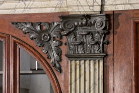 Détail d'un pilastre. © Région Bourgogne-Franche-Comté, Inventaire du patrimoine