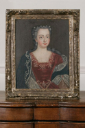 Portrait de Marie Lecszinska. © Région Bourgogne-Franche-Comté, Inventaire du patrimoine