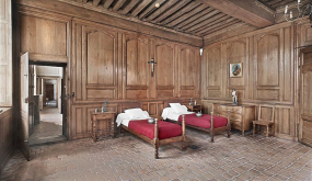 Aile gauche, rez-de-chaussée : infirmerie des soeurs. © Région Bourgogne-Franche-Comté, Inventaire du patrimoine