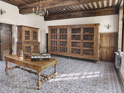 Aile gauche : ancienne cuisine. © Région Bourgogne-Franche-Comté, Inventaire du patrimoine