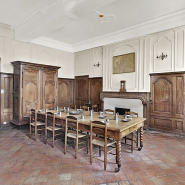 Réfectoire des soeurs. © Région Bourgogne-Franche-Comté, Inventaire du patrimoine