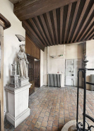 Aile gauche : vestibule. © Région Bourgogne-Franche-Comté, Inventaire du patrimoine