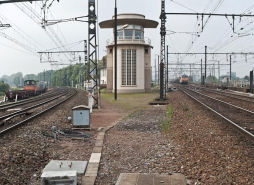 Vue depuis l'entrevoie Perrigny / Is / Dôle. © Région Bourgogne-Franche-Comté, Inventaire du patrimoine
