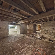 Ancienne chapelle : pièce donnant côté cour. © Région Bourgogne-Franche-Comté, Inventaire du patrimoine