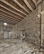 Ancienne chapelle : vue de la pièce médiane. © Région Bourgogne-Franche-Comté, Inventaire du patrimoine
