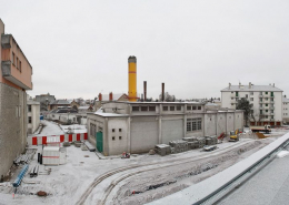 Vue d'ensemble vers le Nord-Est du bâtiment de la chaufferie. © Région Bourgogne-Franche-Comté, Inventaire du patrimoine