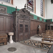 Chapelle, porte latérale. © Région Bourgogne-Franche-Comté, Inventaire du patrimoine